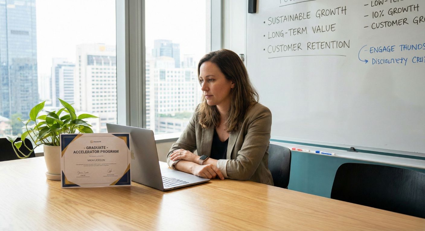 How Can Founders Shift Their Focus to Sustainable Growth After an Accelerator Program