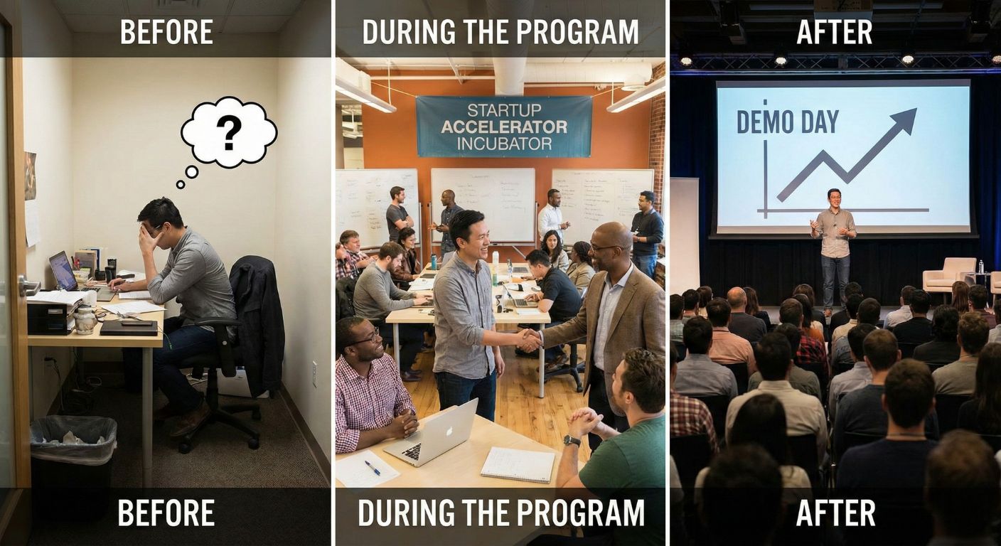 What Happens When a Founder Joins a Startup Accelerator Incubator Program